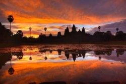 Angkor Wat ist ein atmosphärischer Ort.